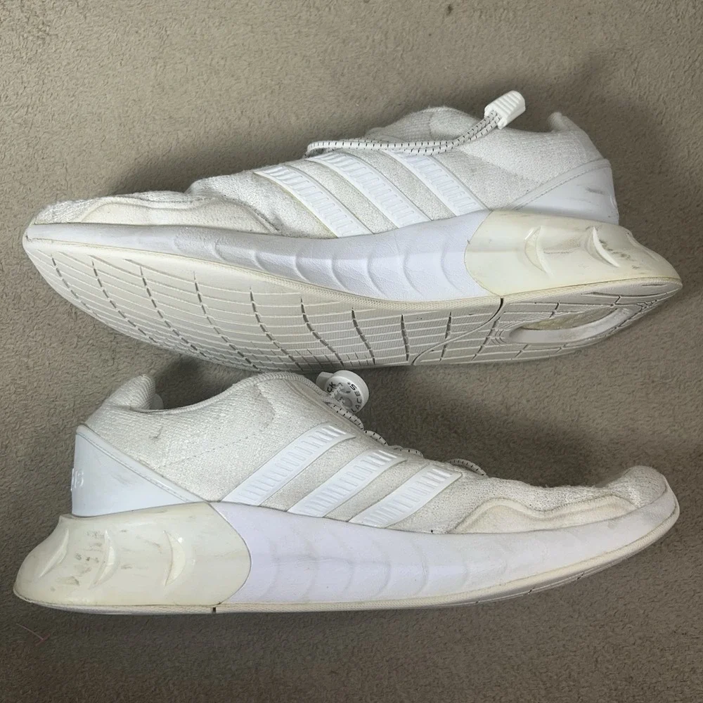 Adidas Kaptir Super Men's‎ Size 7.5 White Boost Running Sneakers FZ2790